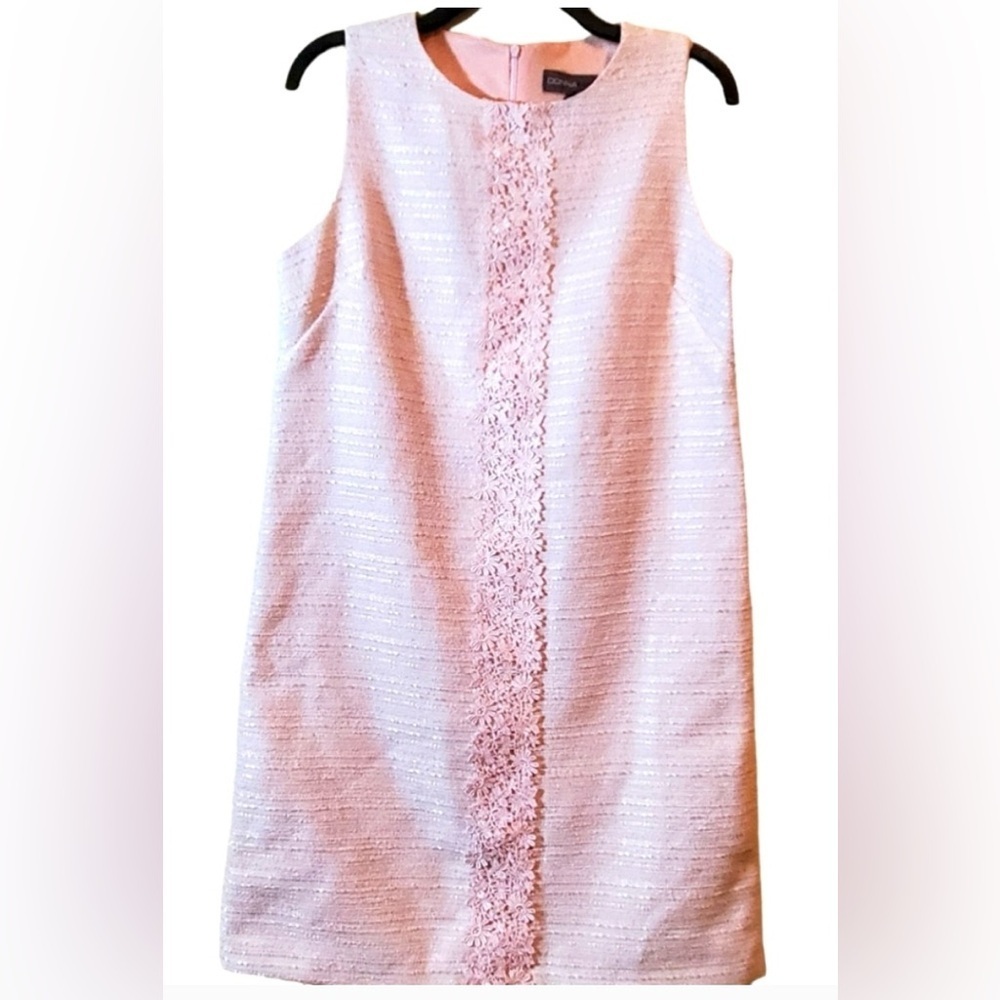 Donna Ricco Blush Textured Dress